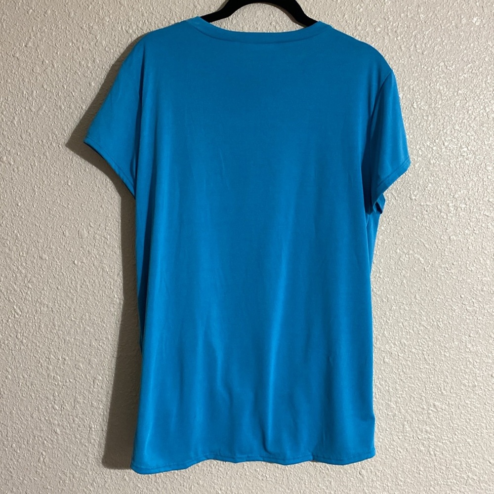 NWT Green Envelope Turquoise T-shirt Size S - Picture 5 of 8